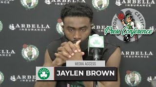 Jaylen Brown Reacts to MISSING Game Tying Layup | Celtics vs Spurs