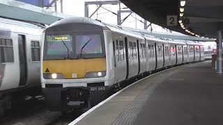 Greater Anglia 321360 Arrives At Harwich International For Manningtree