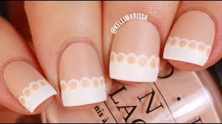 EASY Lace French Manicure Nail Art Design Tutorial || KELLI MARISSA