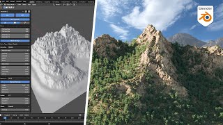 How To Create Terrain and Landscapes in Blender