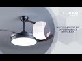 LUKER DIANA PREMIUM FANS | PREMIUM LED UNDERLIGHT | STYLISH DESIGN