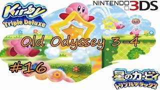 Kirby triple deluxe 3DS #16 - Old Odyssey 3-4 Walkthrough -Guía 100% Español