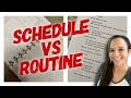 Homeschool Schedules vs Homeschool Rhythm || What’s the difference and which should you chose?