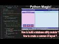 Building reusable Modular ERP Forms in Python | Tkinter UI + SQLite Utilities