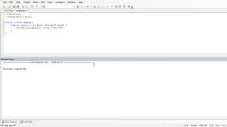 Java Print Hello World using Jcreator