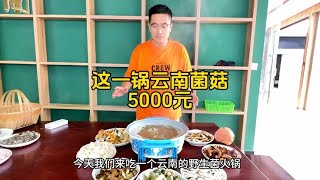 云南菌菇锅，这么一桌蘑菇5000多元