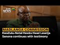 Madlanga Commission | KwaZulu-Natal Hawks Head Lesetja Senona continues with testimony