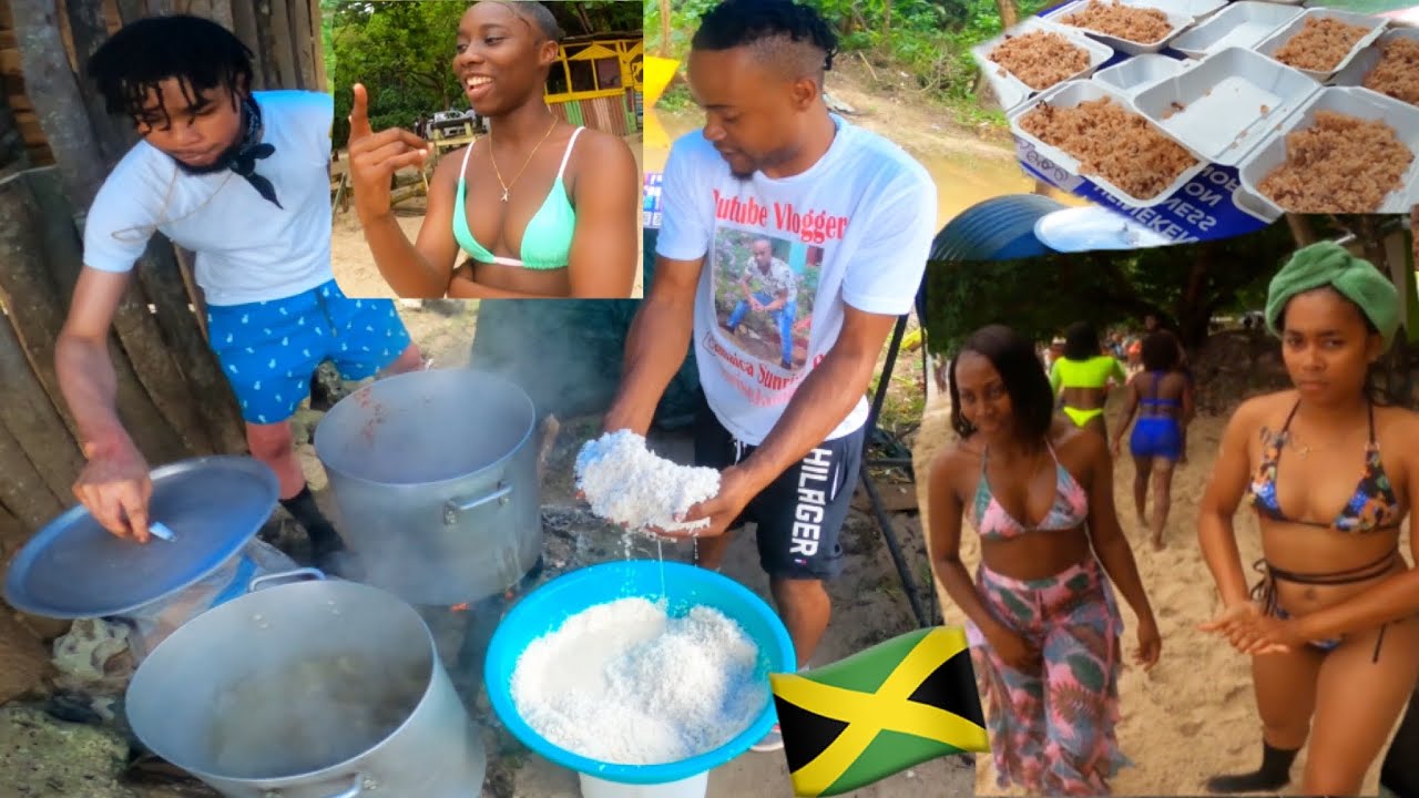 Females having fun sunriseboss cooking beach trip to Portland Winnifred beach