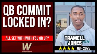 FSU QB commit Tramell Jones | Is he LOCKED IN? | UF Recruiting | FSU Recruiting | FSU Football