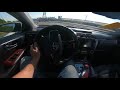 2013 toyota camry 3.5l 2gr fe 249 pov test drive