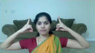 Neck movements or Greeva Bheda in Bharatanatyam