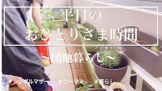 【シングルマザー】趣味に没頭した日/家庭菜園/とある平日のモーニングルーティン/