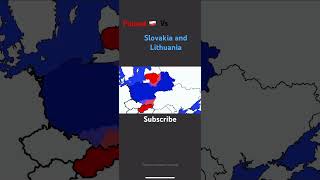 Poland vs Slovakia and Lithuania #viral #geography