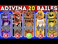 Adivina 20 BAILES de Five Nights At Freddy😀Adivina Quién Baila FNAF🐻 Freddy🐻Foxy🦊Chica🐥Bonnie🐰Lefty🐻