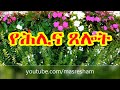 የሕሊና ጸሎት yehelina tselot