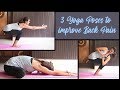 3 Yoga poses to improve Back Pain |  Back Workout