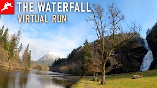 Virtual Run | Virtual Running Videos For Treadmill | Norwegian Waterfall Scenery