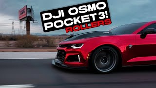 My CAMARO ZL1 Gets Some Amazing Rollers, Osmo Pocket 3!