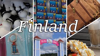 〖フィンランドの風景〗Finland/muumi/ナーンタリ・ムーミンワールドの入り口までお散歩/ムーミンお土産ショップ/ワッフル/移動遊園地