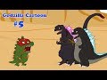 Godzilla, Shin Godzilla vs THUNDER RED - Funny #5 | Godzilla Cartoons