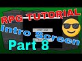 Pygame RPG Tutorial part 8 | Python 2022 | Intro Menu buttons and background image