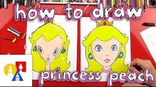 How To Draw Princess Peach