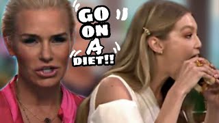 Yolanda hadid not letting gigi eat \u0026 being rude for 2 minutes straight