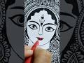 How to Draw Maa Durga Face✨#shorts #navratri