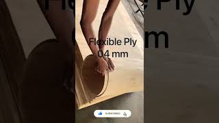 Structural ply (flexible ply) for foam work #shorts #plywood #wood #woodworking