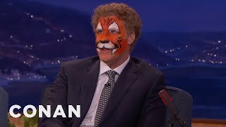 Will Ferrell Just Came From A Kid’s Birthday Party | CONAN on TBS