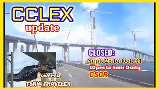 UPDATE on CCLEX (SEPT. 26, 2021) THEY LOWERED THE FORM TRAVELER ON PYLON 2 ¦ STT CEBU