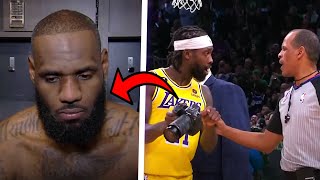Lebron James & Anthony Davis SOUND OFF on AWFUL Officiating in Lakers Loss to Celtics