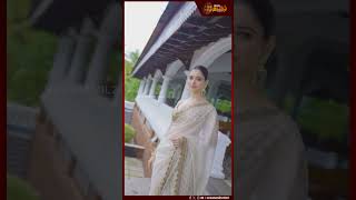 ஒரு புடவை ஒரு லட்சமா...? வெண்சிலையை போல் மின்னும் தமன்னா..! | Tamannaah Bhatia