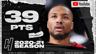 Damian Lillard Puts on a Show! 39 Points Full Highlights vs Knicks | January 24, 2021 NBA Season