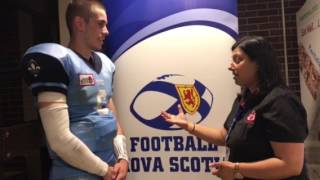 Postgame Interview with Quebec QB Lukas Boulanger