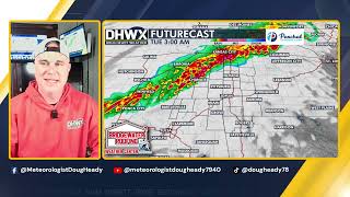 Monday AM 5/18 forecast. Thunderstorms today and tonight. Let's discuss it.
