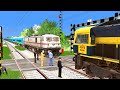 LKO HUMSAFAR EXP LOCO FAILED RESCUED BY WDG4D🔺Train simulator | Indian Railways | TrainsFun