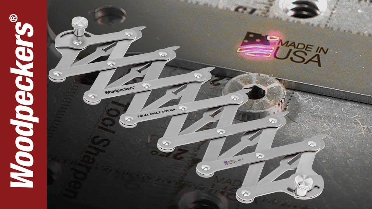 Equal Space Divider By Woodpeckers Youtube