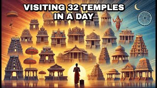 I VISITED 32 TEMPLES IN A DAY | 24 HOUR CHALLANGE 😎 #viralvideo