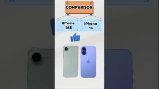 iPhone 16E Vs iPhone 16 #iphone16 #iphone16e