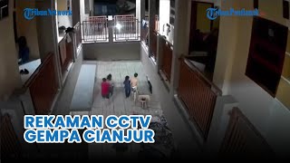 Rekaman CCTV Gempa Cianjur Jawa Barat