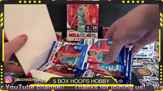 Boobie's Breaks 5 BOX NBA HOOPS 2/20/21