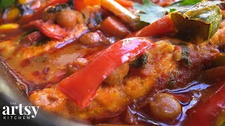 Spicy Moroccan Fish | The Artsy Kitchen