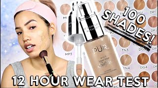 THE SHADE OF IT ALL | PUR COSMETICS 4 IN 1 LOVE YOUR SELFIE FOUNDATION | WEAR TEST REVIEW