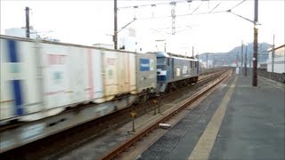 JR貨物 EF210-109号機[吹] 貨物列車1059レ【約3時間55分遅れ＆爆走!!】