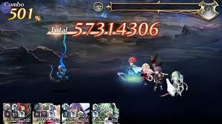 Another Eden [Global] - VS Boss: Lv. 170 Uquaji with Flash Strike in One Turn(No Sound)