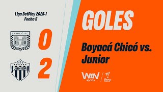 Boyacá Chicó vs. Junior (goles) | Liga BetPlay Dimayor 2025-I | Fecha 5