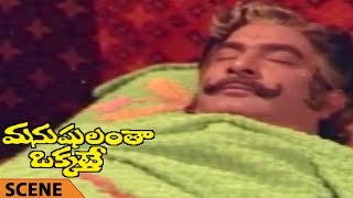 Kaikala Satyanarayana Introduction Scene || Manushulanta Okkate Movie || N.T. Rama Rao, Jamuna