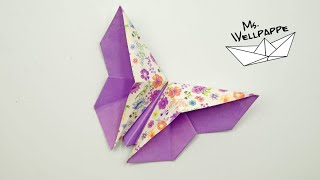 Origami Schmetterling falten 🦋