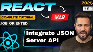 React 19 Tutorial #58 Integrate JSON Server API and Loader